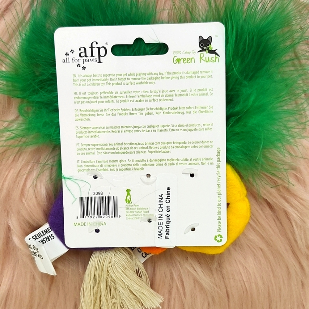 Brand New AFP GREEN RUSH HEALTHY MIX CATNIP Cat Toy-3CT - Picture 2 of 4